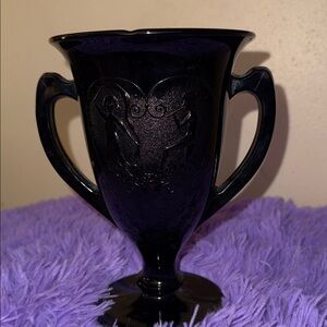 Vintage Black loving cup LE Smith